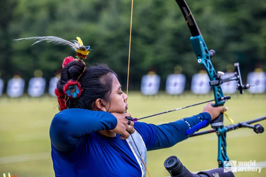 Atleta indígena amazonense participa da Copa do Mundo de Tiro com Arco nesta terça na Coreia do&nbsp;Sul